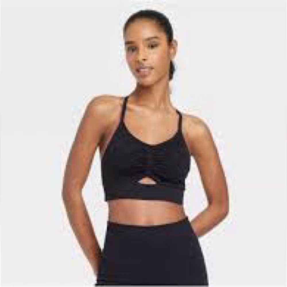 JoyLab Longline Sports Bra, Size M